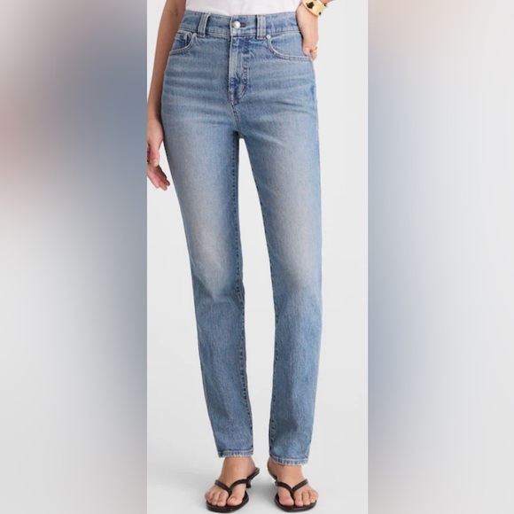 Madewell Light Blue Straight Leg Jeans - Picture 2 of 7